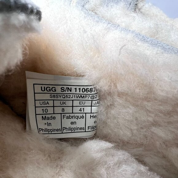 UGG Women Ansley Sheepskin Slipper Light Gray 10 - Picture 10 of 10